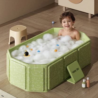 Bañera Plegable Familiar 3 en 1 | Piscina de Jardín y Bañera Portátil para Bebés