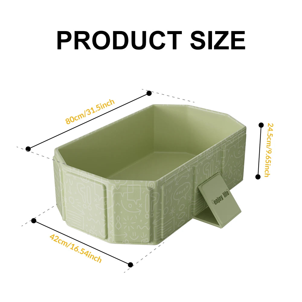 Bañera Plegable Familiar 3 en 1 | Piscina de Jardín y Bañera Portátil para Bebés