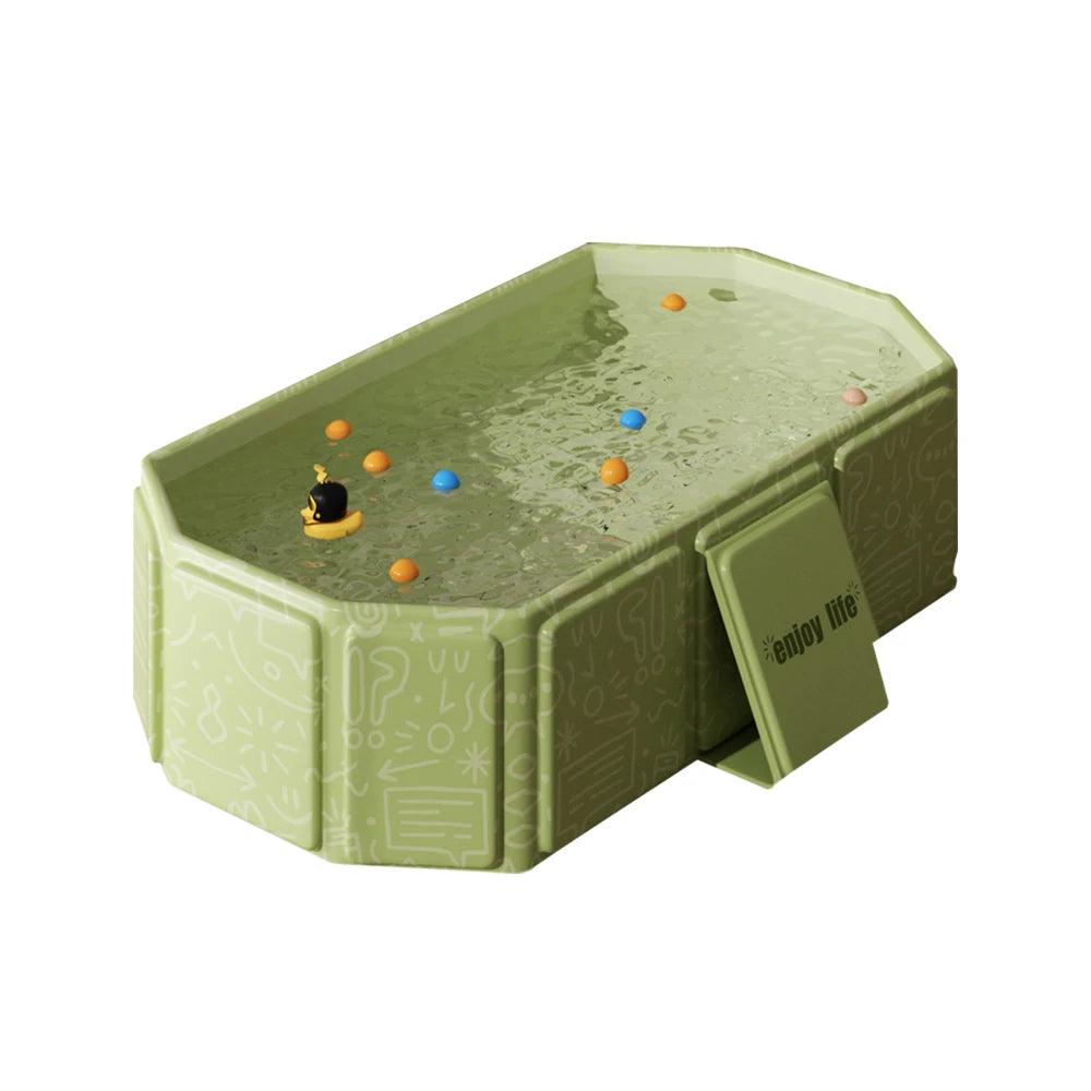 Bañera Plegable Familiar 3 en 1 | Piscina de Jardín y Bañera Portátil para Bebés