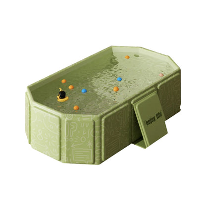 Bañera Plegable Familiar 3 en 1 | Piscina de Jardín y Bañera Portátil para Bebés