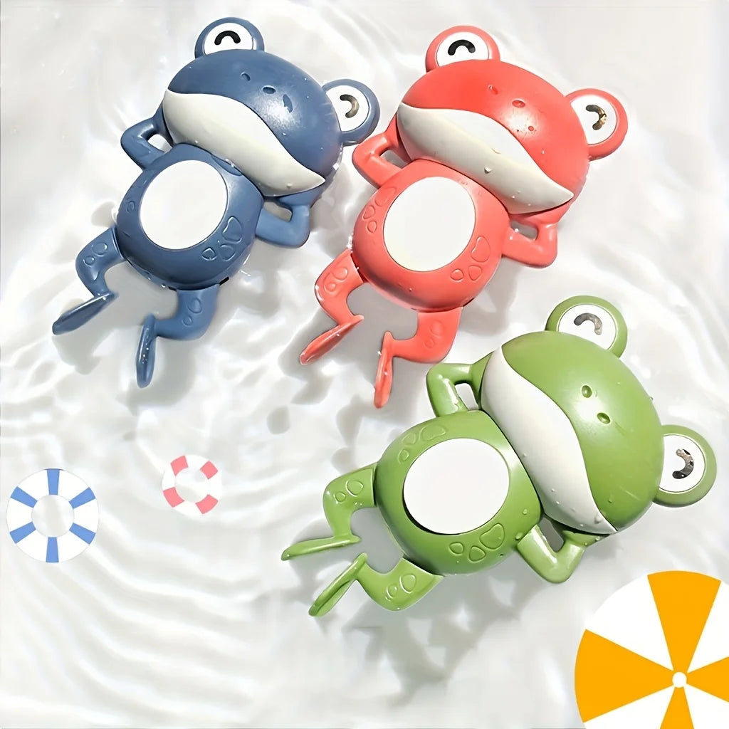 Ranas de baño nadadoras para niños – Juguetes de rana acuáticos en colores surtidos para bañera y piscina