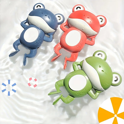 Ranas de baño nadadoras para niños – Juguetes de rana acuáticos en colores surtidos para bañera y piscina